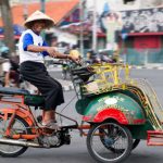 Kendaraan Becak Sudah Sangat Menurun Angka Peminatnya