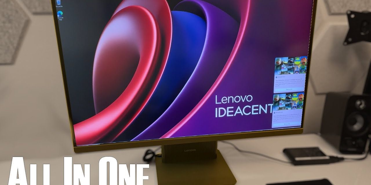 Lenovo IdeaCentre AIO27IRH9 PC Ramping Dan Elegan